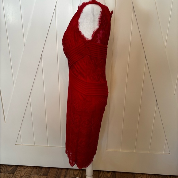 Tadashi Shoji Scarlet Lace Midi Dress - Picture 7 of 11
